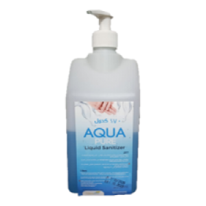 aqua pure Sanitizer liquid 70% alcohol