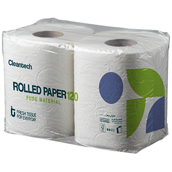 Rolled toilet paperRoll 120 gm 2 PLY