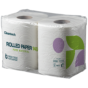 Rolled toilet paper Roll 140 gm 2 PLY